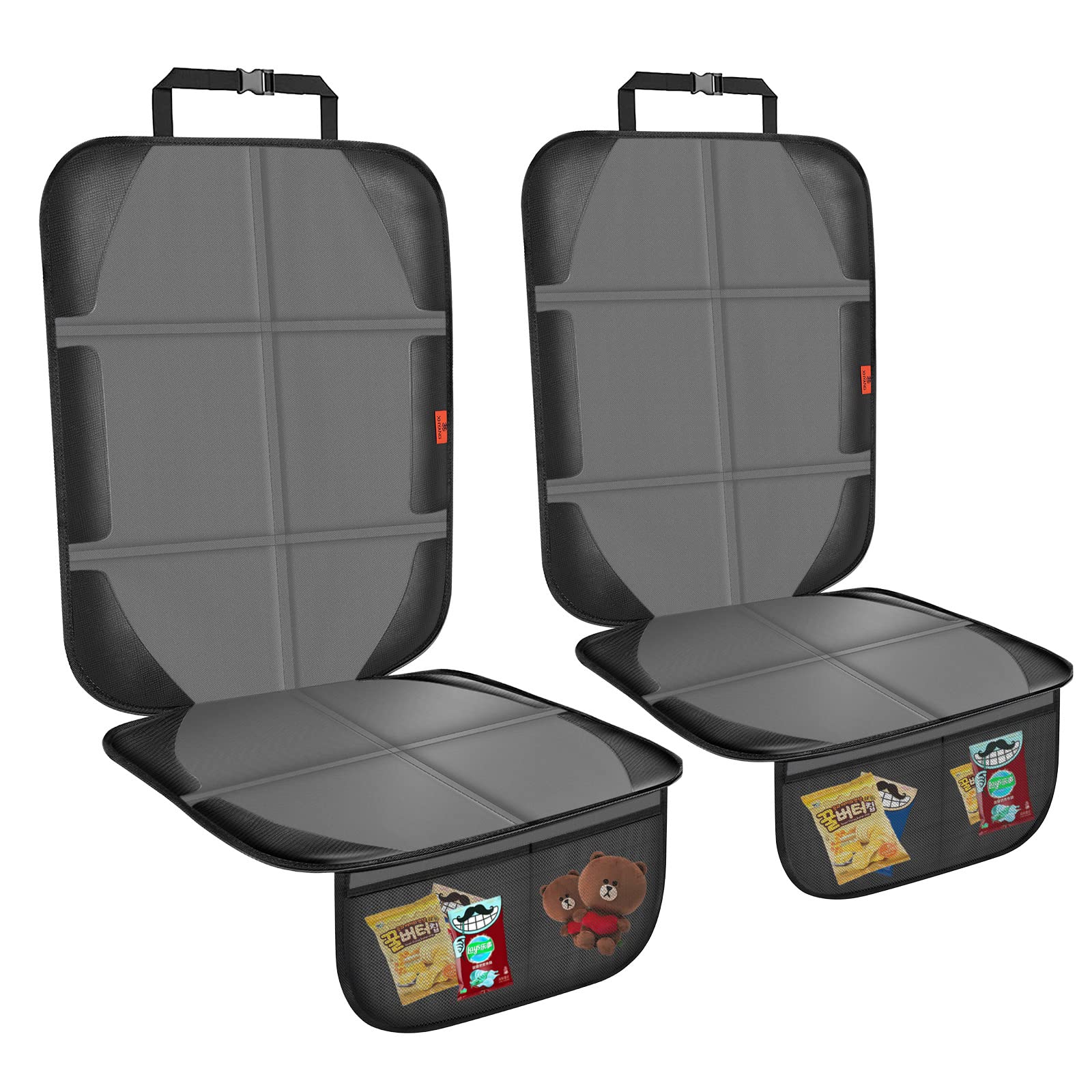 Xhyang Car Seat Protector,2 Pack Automotive Seat Protectors Baby Carseat Pad Waterproof & Durable 600D Fabric For Child Baby Car