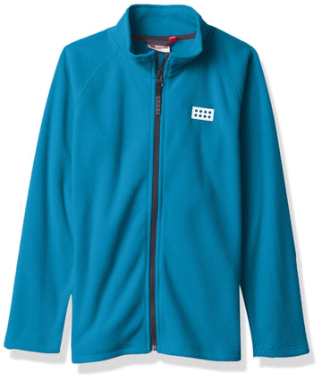 Lego Unisex Full Zip Recycled Polyester Fleece Cardigan (Infant/Toddler/Little Kids/Big Kids) Dark Turquoise 4 Years (Toddler) O