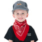 Conductor Hat+Paisley Bandanna (2 In 1) Engineer Cap Adjustable Train Conductor Dress Up Kit For Kids