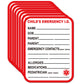 Remarkable Infant I.C.E. (in Case of Emergency) Car Seat Sticker Safety Information - Child Emergency Contact Car Seat Safety Al