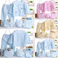 Gajaous 5Pcs Newborn 0-3M Boys Girls Baby Cotton Clothes Tops Hat Pants Suit Outfit Sets Onesize