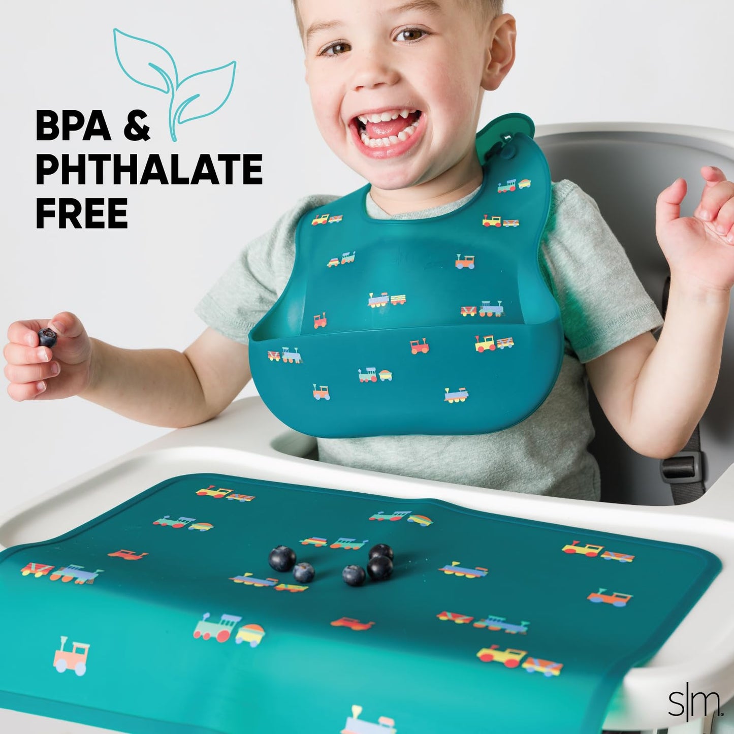Simple Modern Baby Shark Silicone Placemat For Baby, Toddlers, Kids | Non-Slip Baby Eating Table Food Mat For Restaurants And Di