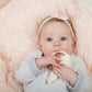 MITTEEZ Wood Baby Organic Wooden Teether with Absorbent Cloth (Natural)