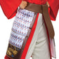 Mulan Costume For Girls, Deluxe Disney Live Action Movie Hero Dress Up Character Outfit, Kids Size Medium (7-8) Red