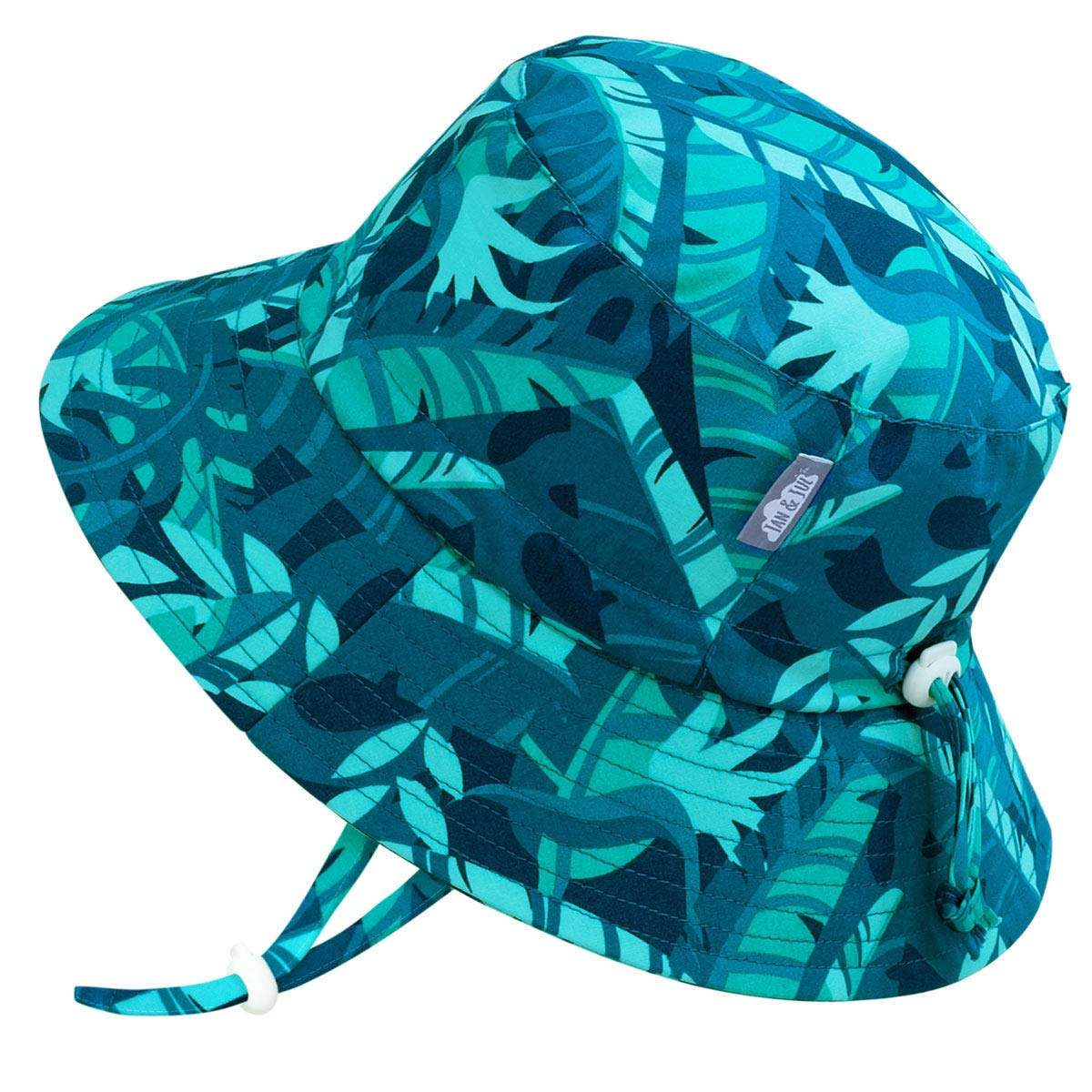 Jan & Jul Foldable Cotton Bucket Hat For Toddler Kids, Uv Protection (L: 2-5T, Cool Tropical)