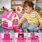 OKREVIEW Toys for 1+ Year Old Girls - Montessori Musical Toys for Toddlers Age 1-2, 8-in-1 Multi-Functional House Toys with Soun