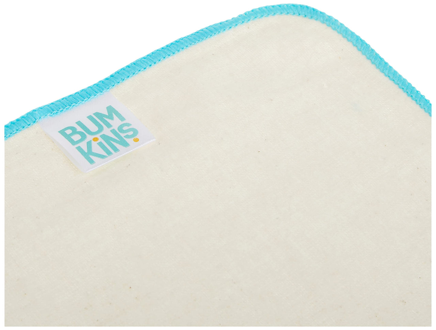 Bumkins Reusable Flannel Baby Wipes, 12 Count, Natural