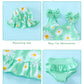 Toddler Swimsuit Girl 12-18 Months Toddler Bathing Suit Two Piece Green Dasiy Tankini Baby Girl'S Swimwear Summer Beach Bikini H