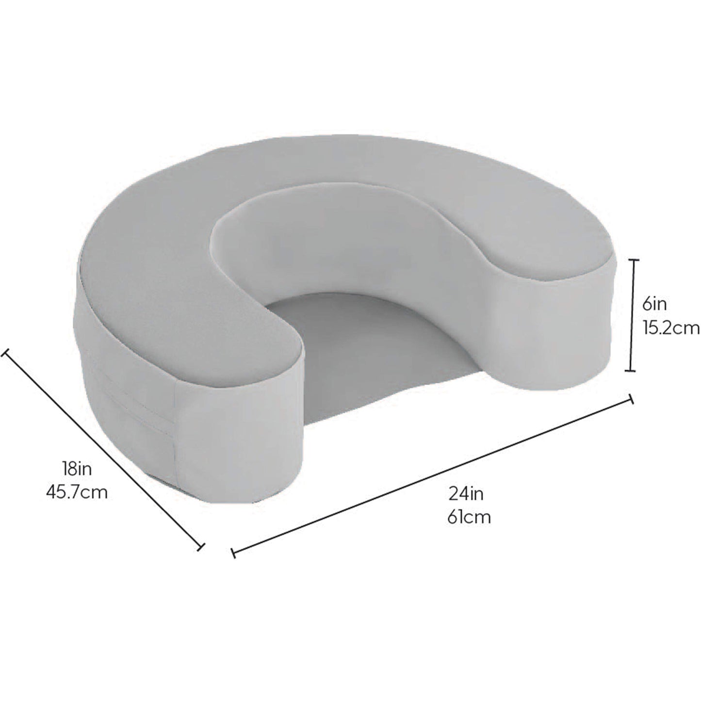 Factory Direct Partners 10423-Nvpb Softscape Sit And Support Ring For Babies And Infants, Cushioned Foam Floor Seat With Non-Sli