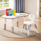 Baybee Study Table For Kids With Chair,MultiFunctional Adjustable Study Table With AntiSlip Base, Drawing Board, Safe Rounded 