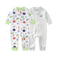 Teach Leanbh Baby 2-Pack Footless Pajamas Cotton Long Sleeve Printing 2 Way Zipper Romper Jumpsuit Sleep And Play 3-24 Months (1