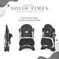 Dream On Me Solid Times High Chair For Babies And Toddlers In Black, Multiple Recline And Height Positions, Lightweight Portable