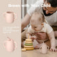 Cuddle Campus Pack Of 2 Silicone Baby Training Cup, Shatterproof Toddler Sippy Cups With Straw, Open Cup For Baby, 6+ Months 4 O