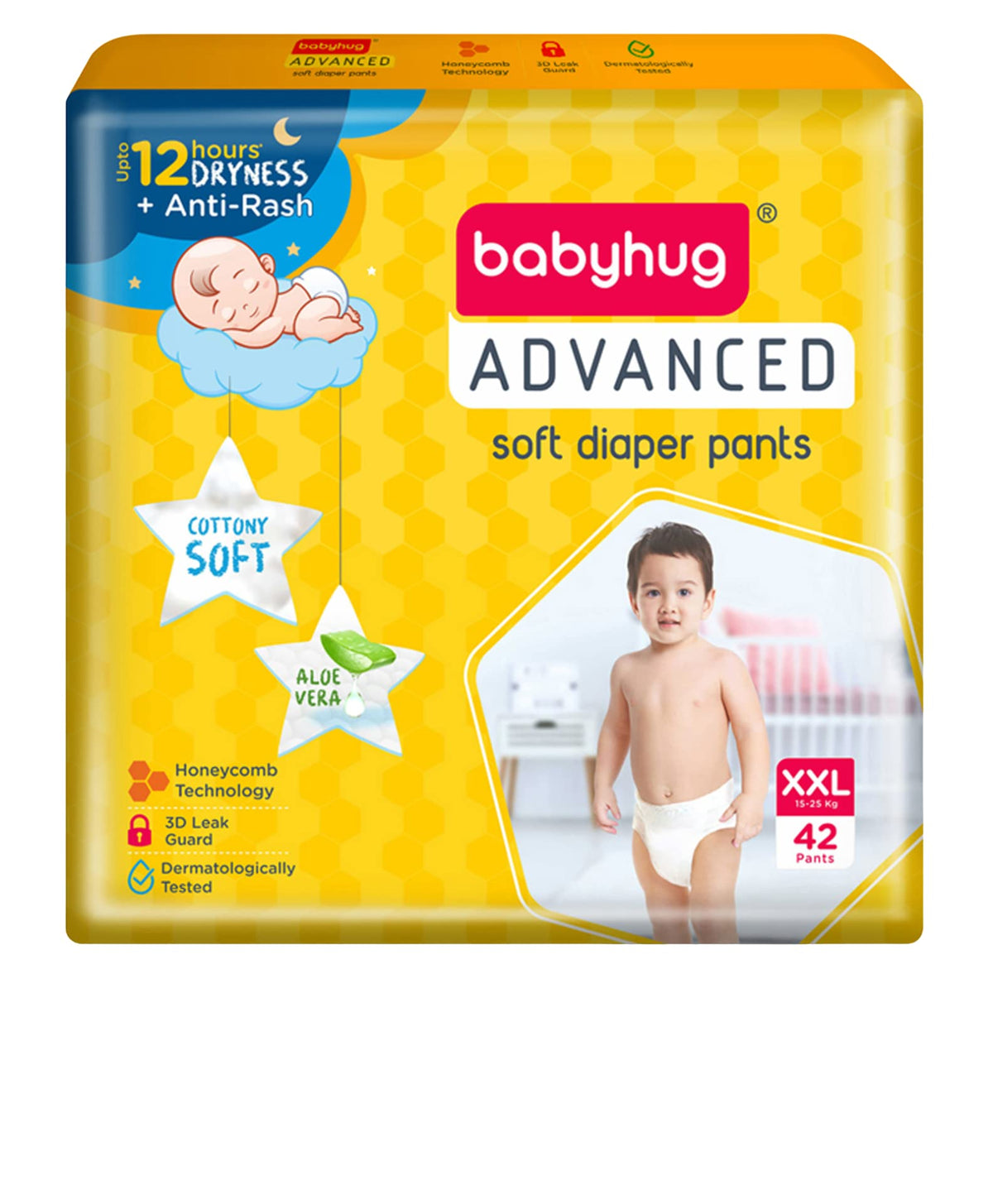 Babyhug Advanced Pant Style Diaper Extra Extra Large Xxl 42 Pcs.