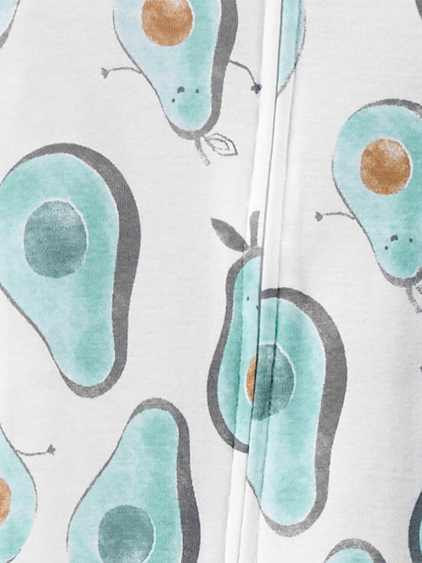 Simple Joys By Carter'S Baby Boys' Snug-Fit Footed Cotton Pajamas, Pack Of 3, Avocados/Tie Dye, 6-9 Months