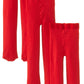 Jefferies Socks Baby-Girls Newborn Smooth Microfiber Tights 3 Pair Pack, Red, 0-6 Months