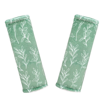 Baby Car Seat Strap Covers Shoulder Pads For Baby Kid, Super Soft Infant Carseat Belt Covers For All Car Seat Stroller,Green Sag