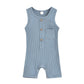 Iddolaka Newborn Summer Baby Boy Girl Sleveless Romper Bodysuit Jumpsuit Playsuit One Piece Outfit Clothes (A-Light Blue, 0-6 Mo