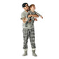 Honestbaby Baby Organic Cotton Holiday Family Jammies, Painted Buffalo Check Print, Women'S 2-Piece Pajama Set Xx-Large