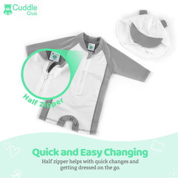 Cuddle Club Baby And Toddler One-Piece Swimsuit