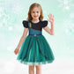 Henzworld Toddler Baby Girls Princess Dress Toddler Kids Costume Dress Up For Girls Halloween Cosplay Theme Party Outfit Short F