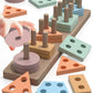 Zartores Montessori Toys for 1 2 3 Year Old Boys Girls, Shape Sorter Wooden Toys for Toddlers 1-3, Toddler Toys Age 1-2, 1 2 3 Y
