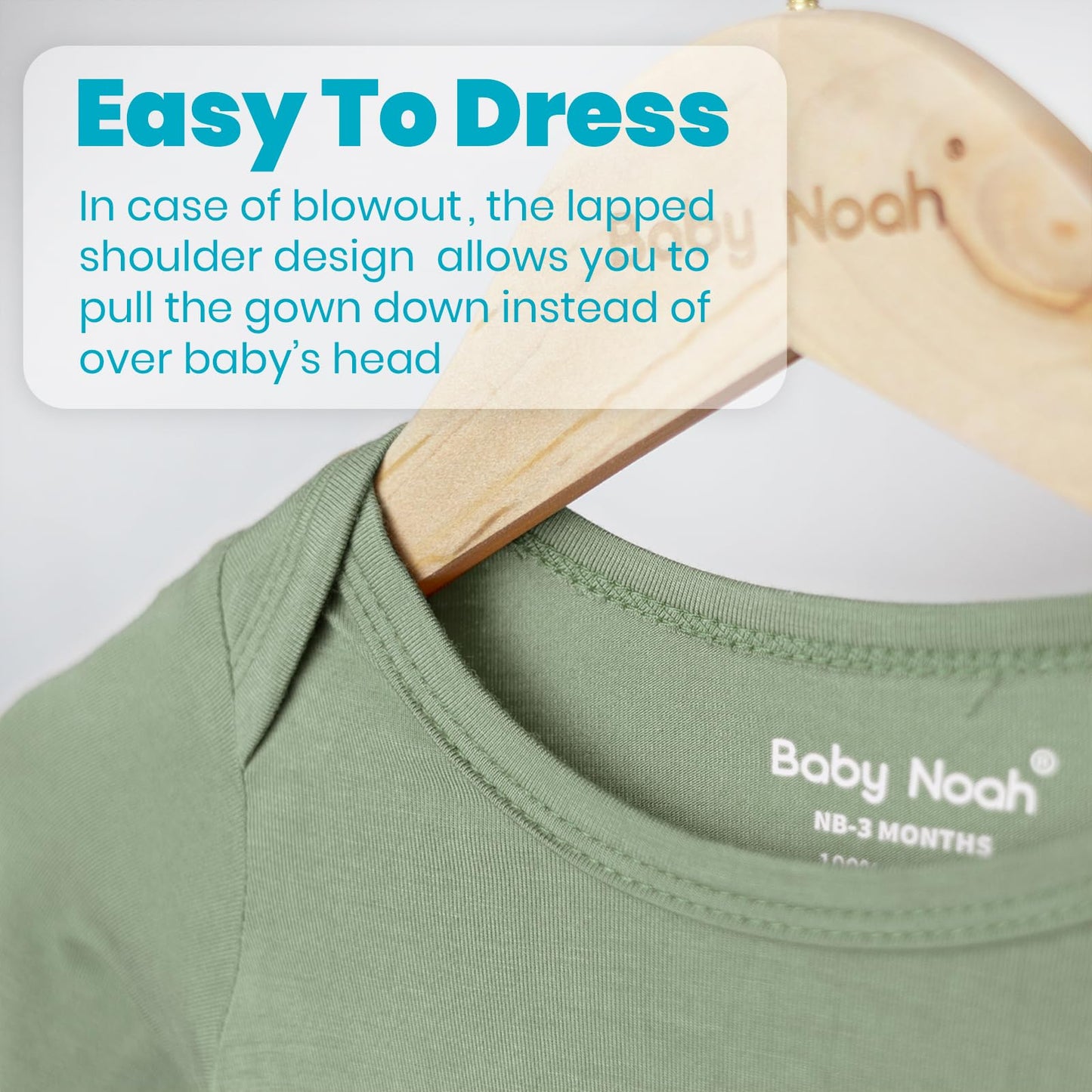 2Pk Newborn Baby Knotted Gown, Super Soft Silky Infant Long Sleeve Sleeper for Baby Sleeping with Hat or Headband (2 Packs)