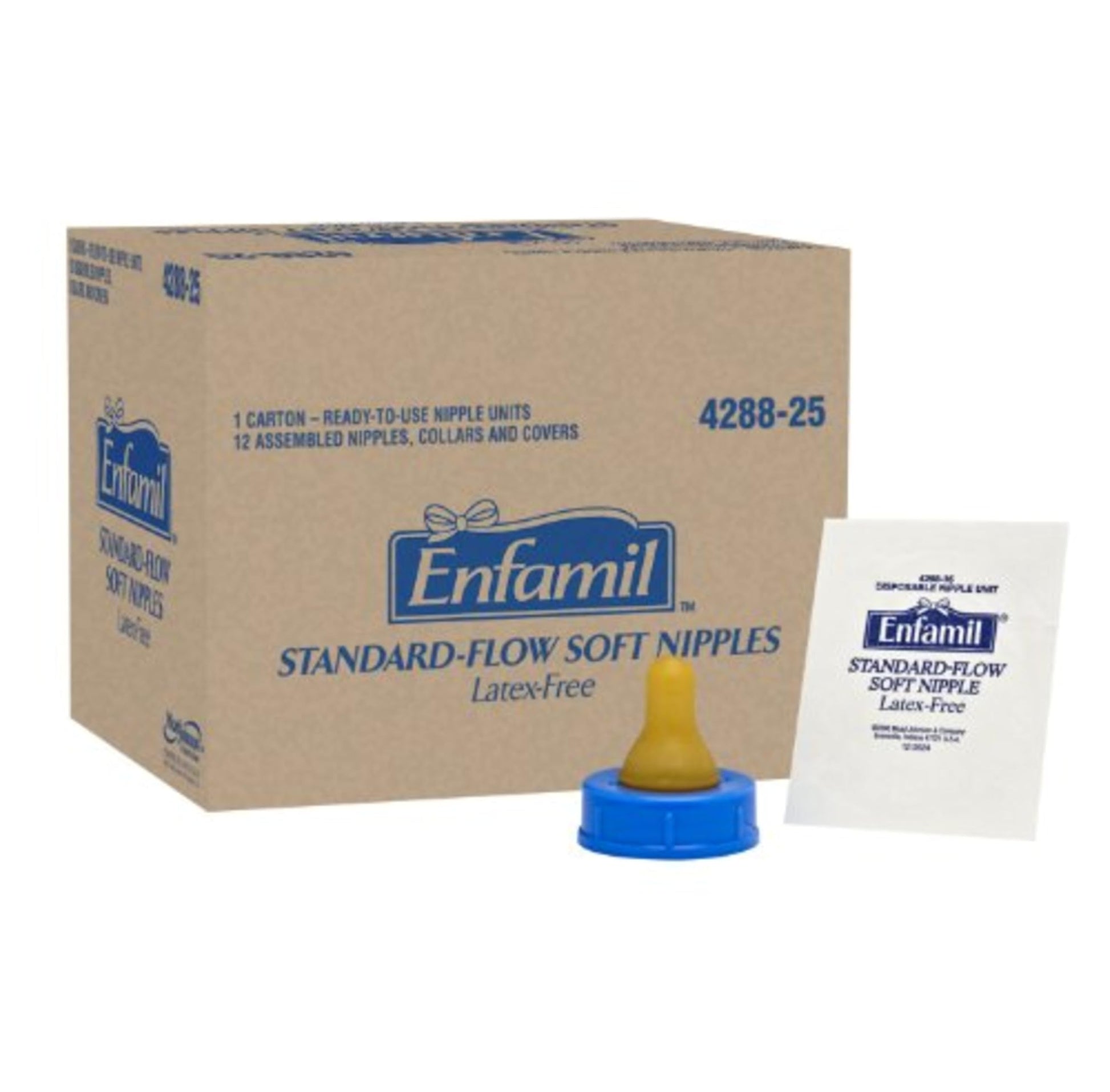 Enfamil Standard Flow Soft Nipples, Latex-Free & BPA Free, 12 Count