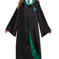Disguise Harry Potter Slytherin Robe Deluxe Childrens Costume Accessory, Black & Green, Kids Size Large (10-12)