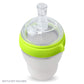 Anpei Straw Cup Straw Transitional Nipples Set Of 2 With Nipple Storage Case Compatible With Comotomo Baby Bottles, 5 Oz And 8 O