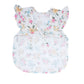 Bapronbaby Flutter Pastel Floral Bapron - No Neck Tie Safer Bib For Baby & Toddler - Soft Waterproof Stain Resistant - Machine W