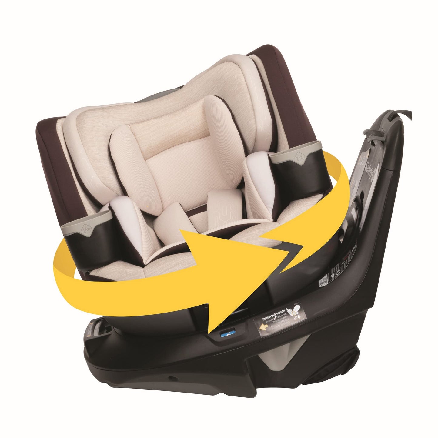 Safety 1St Turn And Go Dlx 360 Rotating Convertible Car Seat In Dunes Edge