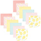 Hudson Baby Unisex Baby Flannel Cotton Washcloths, Lemon Daisy 12 Pack, One Size