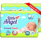 Little Angel Premier Pants Baby Diaper, New Born (Nb/Xs) Size, 56 Count, Cottony Soft Material, Wetness Indicator, Breathable La