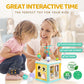 Wooden Activity Cube Montessori Toys for 1 2 3 Year Old Baby Toys 12 Months Toddlers 1-3 Birthday Gift Boys Girls Sensory Intera