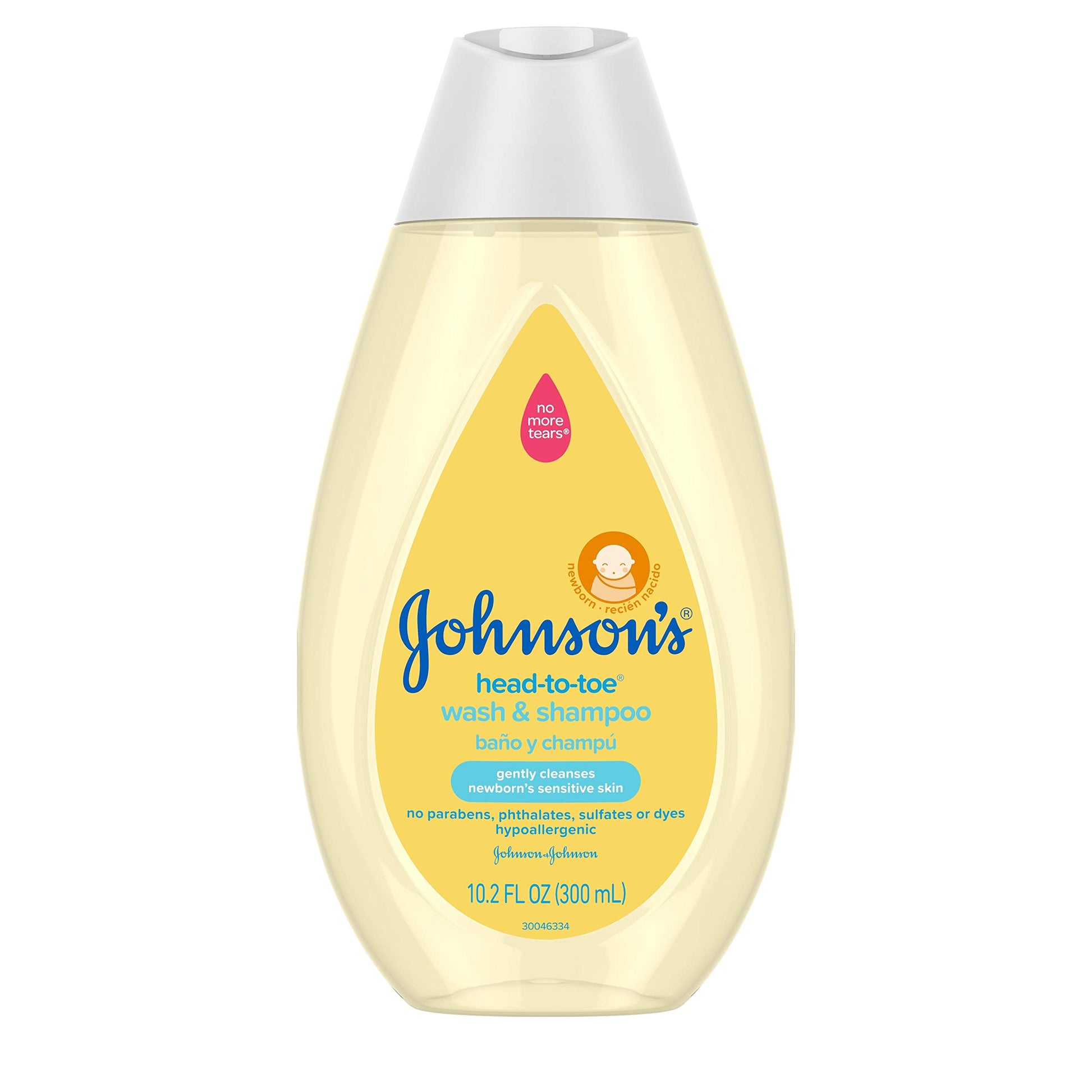 Johnson'S Baby Head-To-Toe Gentle Baby Body Wash & Shampoo, Tear-Free, Sulfate-Free & Hypoallergenic Bath Wash & Shampoo For Bab