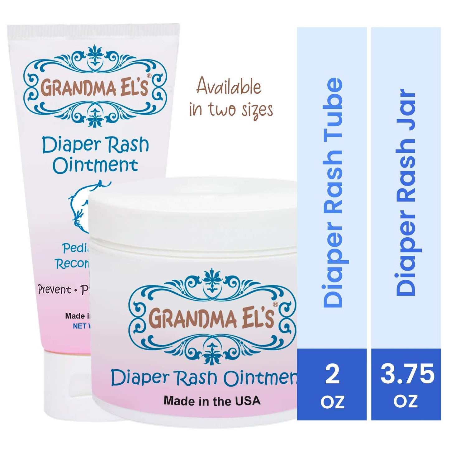Grandma Els Diaper Rash Ointment - Gentle Protection & Relief For Babys Delicate Skin - Pediatrician-Approved Moisturizing Barri
