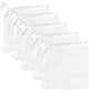 HonestBaby unisex baby Organic Cotton Washcloth Multi-Pack Winter Accessory Set, 5-pack Bright White, One Size US
