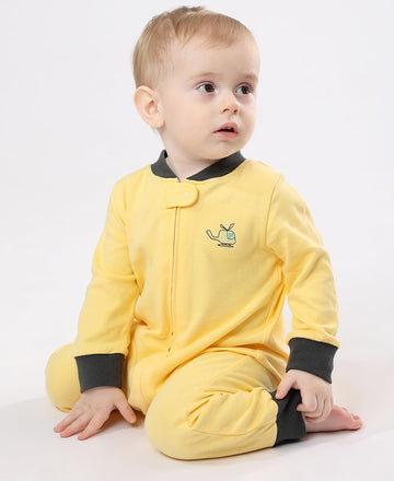 Teach Leanbh Baby 2-Pack Footless Pajamas Cotton Long Sleeve Printing 2 Way Zipper Romper Jumpsuit Sleep And Play 3-24 Months (1