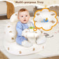 Welltop Inflatable Baby Seat With Tray, Inflatable Baby Chair For Babies 3 Months & Up, Blow Up Baby Chair For Entertaining, Inf