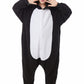 CANASOUR Peguin Onesie Kids Halloween Cosplay Costume Girls One Piece Pjs Anime Unisex Hoodie Pajamas Black For 8-10 Years Boys 
