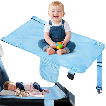 Toddler Airplane Bed, Toddler Airplane Travel Essentials, Plane Seat Extender for Kids, Portable Plane Travel Bed for Long Fligh