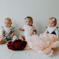 Parker Baby Co. Bandana Drool (Pack of 4) Baby Bibs for Girls - Blush Set