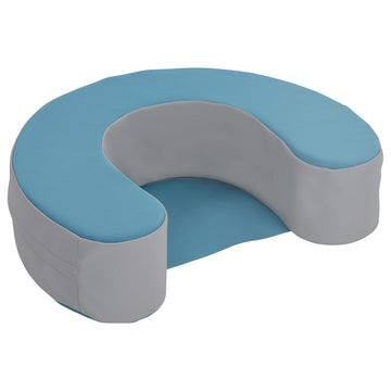 Factory Direct Partners 10423-TLGY SoftScape Sit and Support Ring for Babies and Infants, Soft Cushioned Foam Floor Seat with No