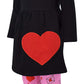 Unique Baby Girls Valentines Day Love Letters Toddler Outfit Legging Set (8 Years, Black)