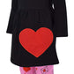 Unique Baby Girls Valentines Day Love Letters Toddler Outfit Legging Set (5 Years, Black)