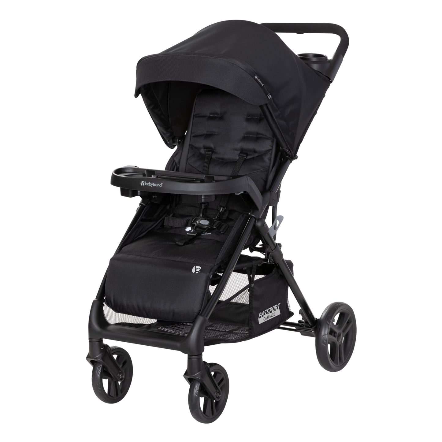 Baby Trend Passport Carriage Stroller, Ultra Black