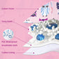Big Elephant Baby Girls Training Underwear, Toddler Cotton Potty Training Pants Soft Absorbent, 9-10Y