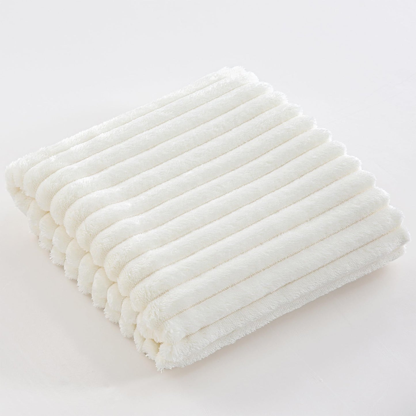 Bedelite Baby Blankets For Boys Girls - 3D Ribbed Jacquard Cute Fuzzy Fleece Blanket, Warm And Breathable Soft Cozy Infant Toddl