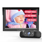 Luckview Bm1 Baby Car Camera, 5'' 1080P Mirror Monitor With Ir Night Vision, 3X Zoom In Closer, Full Crystal Clear View For Back